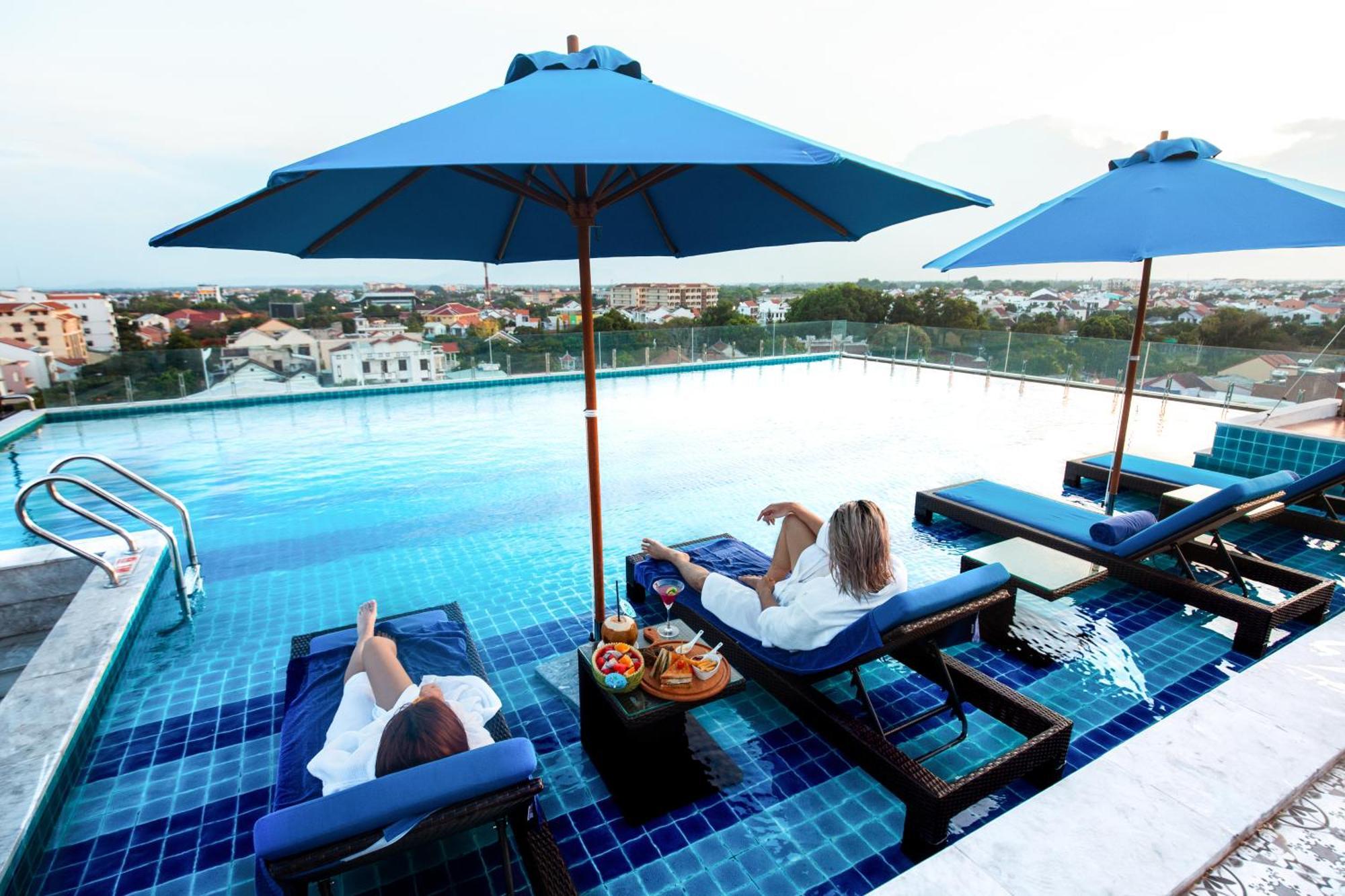 Qualia De Hotel Hoi An - Rooftop Bar City View Luaran gambar