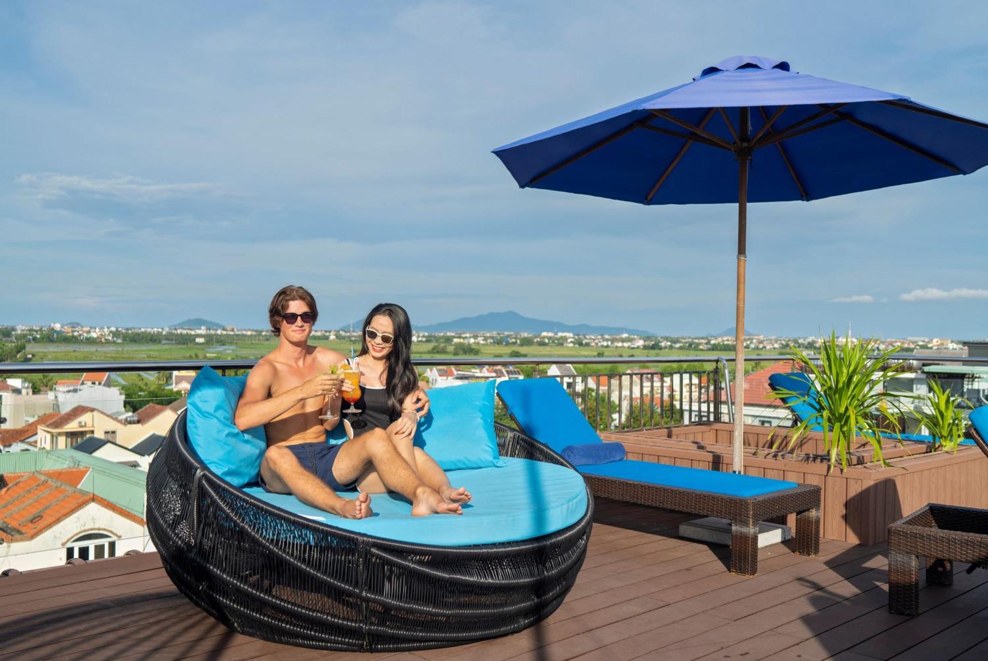 Qualia De Hotel Hoi An - Rooftop Bar City View Luaran gambar