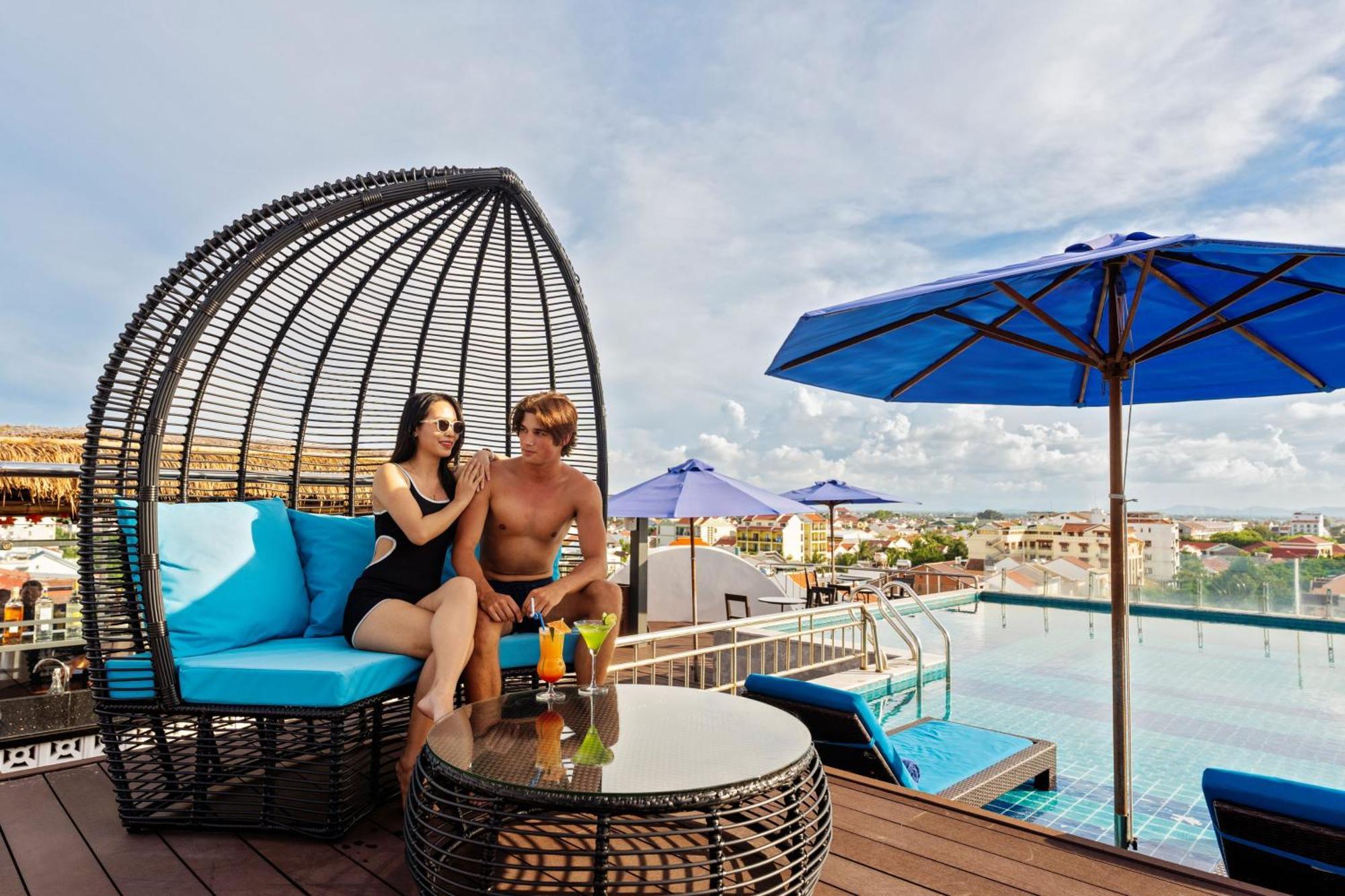 Qualia De Hotel Hoi An - Rooftop Bar City View Luaran gambar